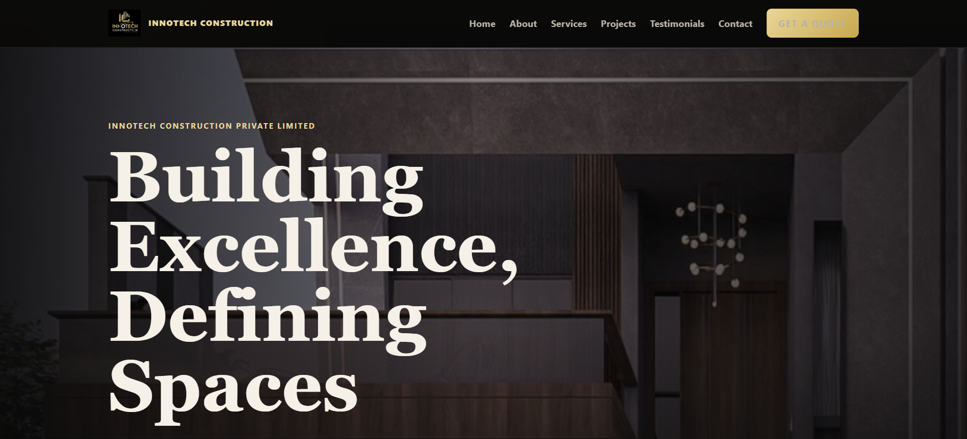 Innotech Construction homepage
